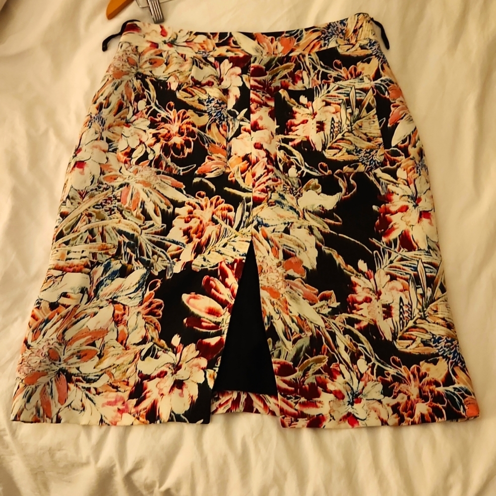 L'Agence Silk Skirt